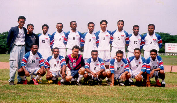 wpu-fc team at brawijaya stadium